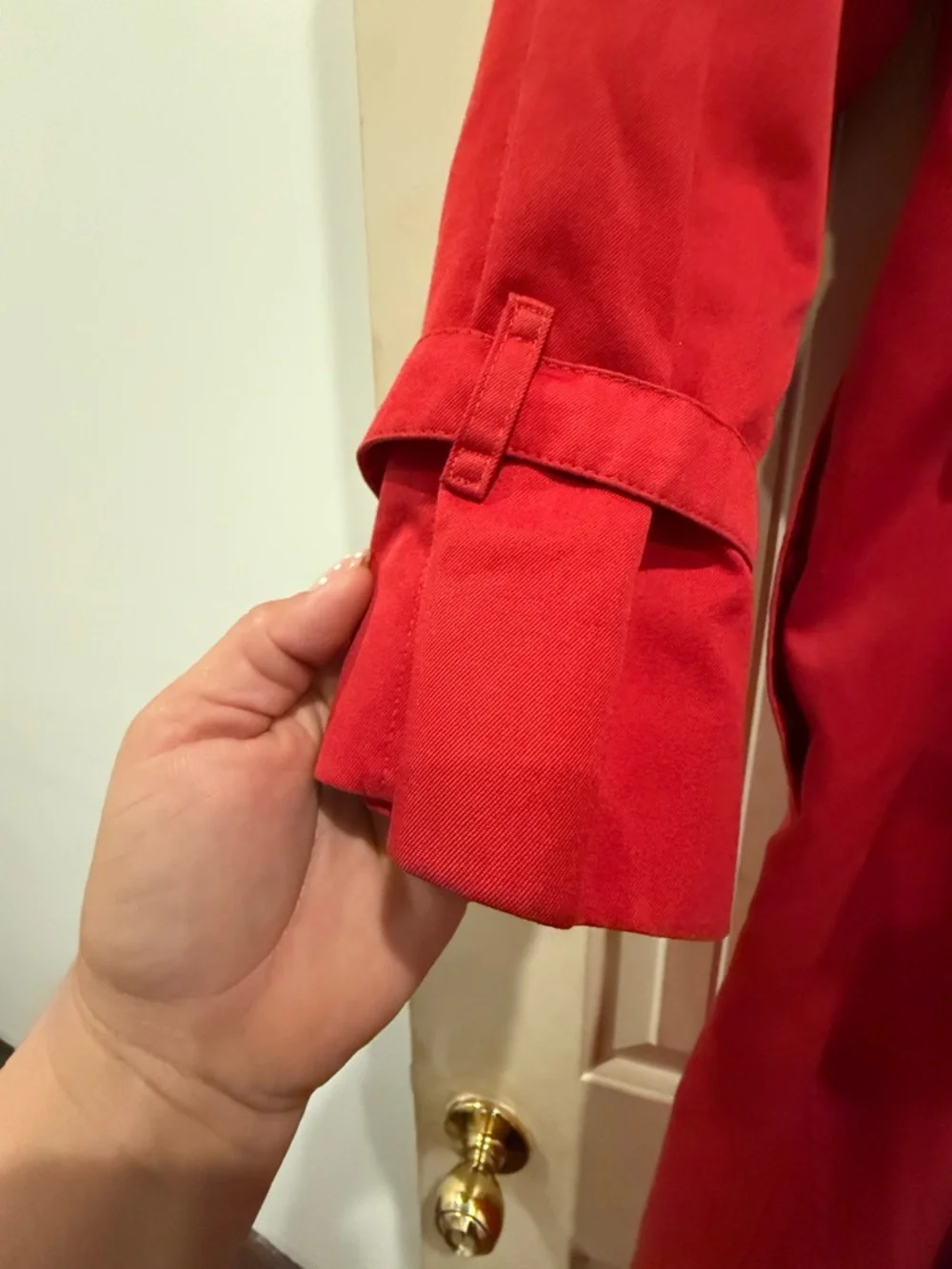 Burberrys London Bright Red Trench - Picture 9 of 10